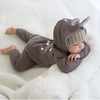 Infant Boutique Clothing Long Sleeve Toddler Girls Jumpsuit Embroidery Infant Ruffle Romper 