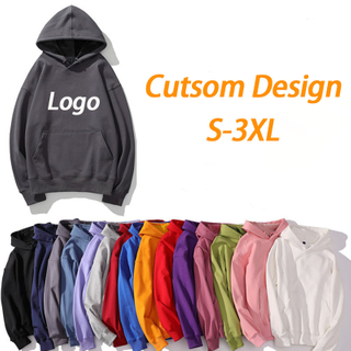Hoodies Workout Jumper Sport Gym Bulk Cotton Black Unisex Pullover Custom Logo Oversized Jumper Blank Hoodies For Men