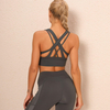 2021New Fashion Ladies Sexy Cross Back Tops Fitness Women's Top Workout Out Yoga Sports Bra