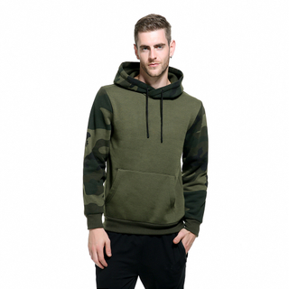 Men's Mid weight Hooded Warm-up Performance Athletic Sweatshirt