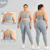 Soft Sports Bras Custom Plus Size Breathable Nude Gym Yoga Fitness Top
