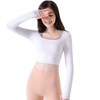 2022 Women's Autumn And Winter New Style Naked Back Yoga Clothes With Chest Cushion Fitness Clothes Long Sleeved T-shirt
