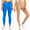 Custom Active Wear Cross High Waist Gym Fitness Pants Compression Leggings For Women Sports Workout Yoga Leggings