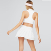 Tennis Uniform Women Gym Fitness Sets Sports Suit Women High Quality Badminton Vest And Skirt Activewear Set