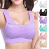 Seamless Breast Wrap Plus Size Stretch Sports Bras Crop Top Running Workout Yoga Bra For Womens