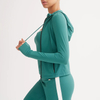 Custom Design Sports Logo Women Active Wear Sport Gym Yoga Wear Custom Varsity Jacket With Zipper