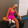 Occidental 2 PC Set Women Biker Shorts Set Running Athletic Yoga Sets