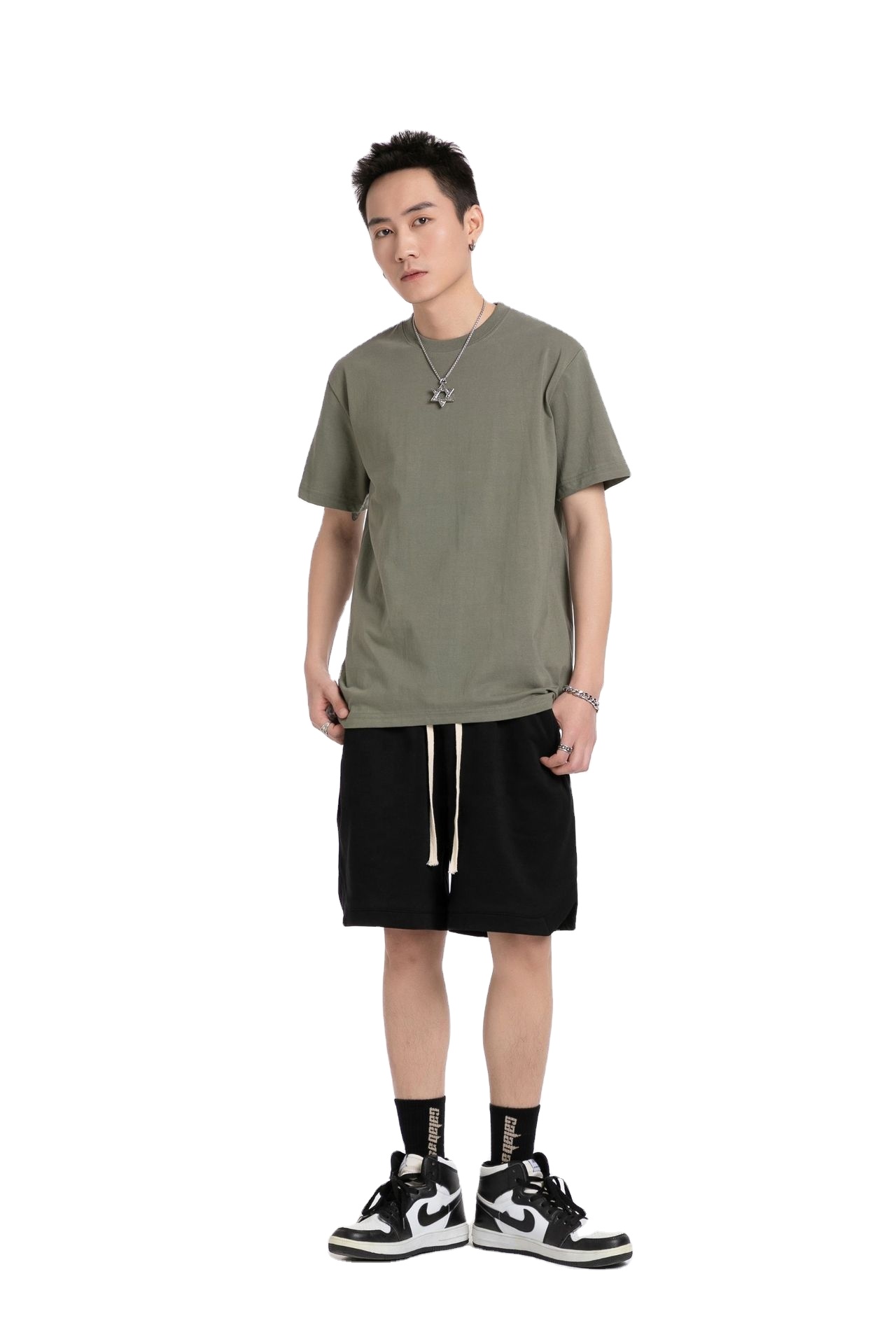 US Size 220gsm 100% Cotton High Quality Custom Logo Plain T Shirt Drop Shoulder Oversized Plus Size Men's T-shirts