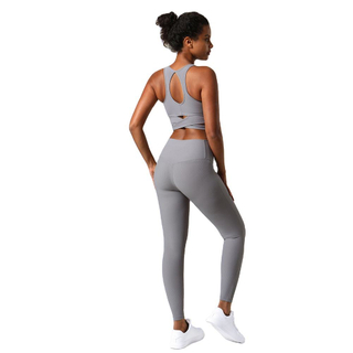 2022 Women's New European and American Yoga Suit High Waist Hip Lifting Fitness Suit High Elastic Tight Yoga Suit