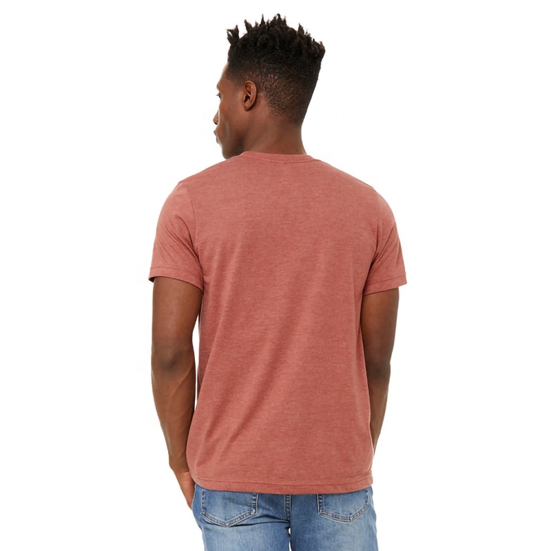 Men's Gift Advertising 140 gsm T-shirt 4.2 oz. Promotional Custom TShirts 50/50 Cotton Poly Blend 65 Polyester 35 Cotton T Shirt