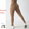 Women Gym Leggings High Waist Yoga Leggings with Side Pockets Fitness Recycled Fabric Fitness Leggings