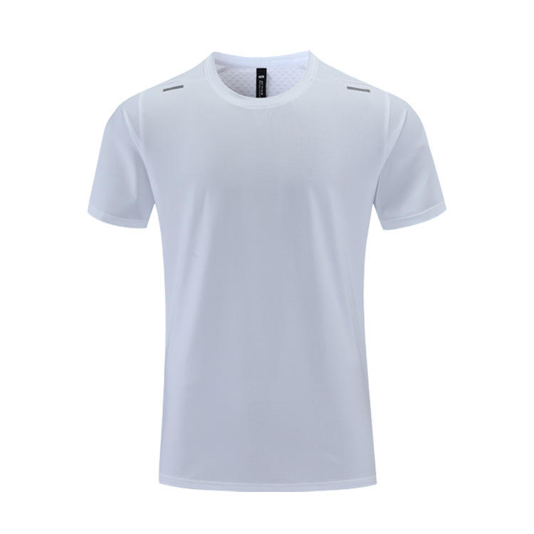 US Size Quick Dry Men Running T-shirt Fitness Sports Top Gym Training Shirt Breathable Jogging Casual Men Sports Shirts