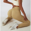 New Outdoor Running High Waist Leggings Seamless Knit Tight Breathable Yoga Pants